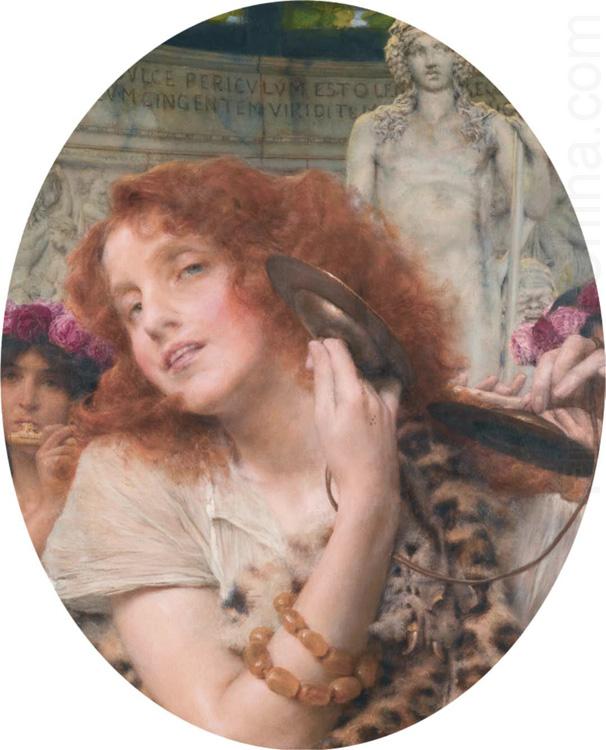 Alma-Tadema, Sir Lawrence Bacchante (mk23) china oil painting image